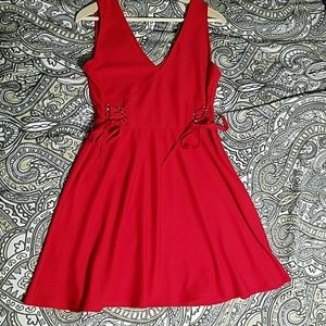 Cherry red dress!!